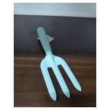 Light Blue Plastic Garden Fork