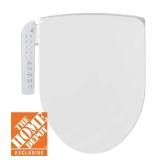 Retails for $229! HD-7000 Electric Bidet Seat for Round Toilets in White with Fusion Heating Technology