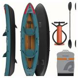 Retails for $500! Retrospec PVC Inflatable Teal Kayak
