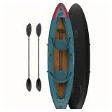 Retails for $500! Retrospec PVC Inflatable Teal Kayak