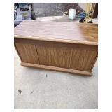 Vintage Oak Executive Desk with Multiple Drawers