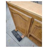 Vintage Oak Kitchen Cabinet Set 71 in x 13 in x 35 in