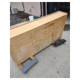 Vintage Oak Kitchen Cabinet Set 71 in x 13 in x 35 in