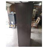 Modern Dark Wood Wardrobe Cabinet
