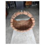 Handcrafted Wooden Spiral Hanging Sculpture