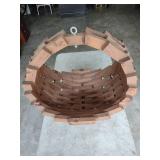Handcrafted Wooden Spiral Hanging Sculpture