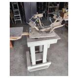Industrial Screen Printing Press with Stand