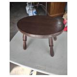 Traditional Round Wood Milking Stool