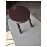 Traditional Round Wood Milking Stool