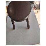 Traditional Round Wood Milking Stool
