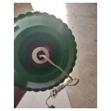Electric Holiday Candle Light with Green Base