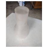 Frosted Glass Bud Vase
