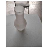 Frosted Glass Bud Vase