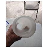 Frosted Glass Bud Vase
