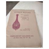 1963 Parke-Bernet Galleries Watch Auction Catalog