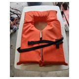 Adult Type II Orange Life Jacket