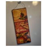 Celebrate Holiday Wall Plaque