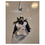 Decorative Angel Ornament in Black and White
