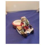 Christmas Bear Sleigh Tealight Holder