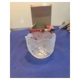 Mikasa Crystal Star Pattern Bowl