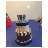 Patriotic Uncle Sam Stacking Boxes