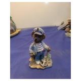 Sailor Bear Figurine with Anchor