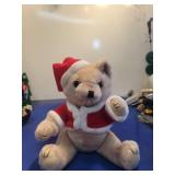 Christmas Teddy Bear in Santa Outfit