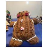 Handmade Knitted Gingerbread Man Plush
