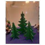 3D  Christmas Tree Decorations Set
