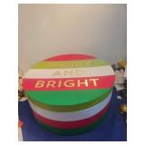 Merry and Bright Holiday Storage Box