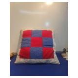 Handmade Winter Snowman Decorative Pillow