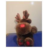 Plush Rudolf the Red-Nosed Reindeer