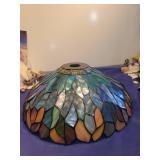 Vintage Tiffany Style Stained Glass Lamp Shade