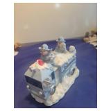 Snowbuddies Train Holiday Figurine play music