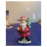 Vintage Santa Claus with Christmas Tree Figurine