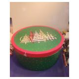 Festive Christmas Tree Pattern Storage Box Set