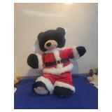 Christmas Santa Bear Plush Toy