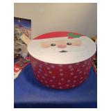 Vintage Santa Face Christmas Gift Boxes
