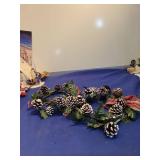 Festive Pine Cone Christmas Garland
