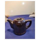 Vintage Brown Ceramic Teapot