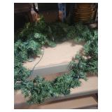 Pre-lit Artificial Christmas Garland