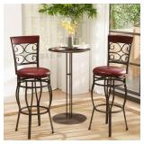 $410 Set of 2 Vintage Swivel Bar Stools 30