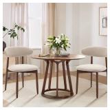 $160 COLAMY Dining Chairs Set of 2, Modern Fabric Upholstered