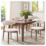 $160 COLAMY Dining Chairs Set of 2, Modern Fabric Upholstered