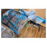 $100 Goplus Folding Walker with 4 Wheels, Seat & Arm Rest Pad