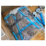 $100 Goplus Folding Walker with 4 Wheels, Seat & Arm Rest Pad