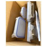 Amazon Basics Leak-Proof Glass Food Storage, 14-Piece Set