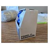 2pk Bud Vase: Cobalt Blue & White w/ Blue Specks, 5"" Room Essentials