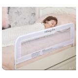 Dream On Me Adjustable Mesh Bed Rail (White)