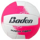 Baden Match Point Volleyball (Official Size), Neon Pink/White